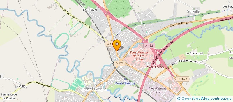 localisation de l'entreprise LA COMPAGNIE DU VOYAGE à PONT L'EVEQUE