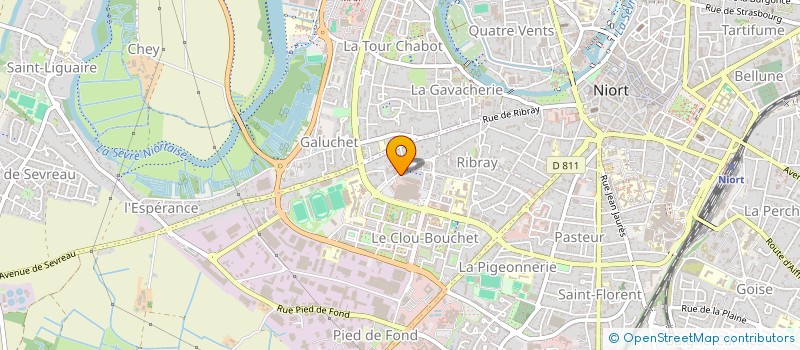 localisation de l'entreprise LA COMPAGNIE DU WEB  NIORT