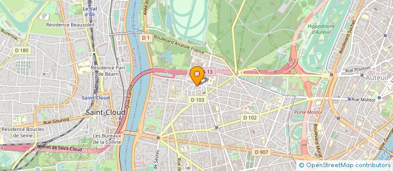 localisation de l'entreprise LA COMPAGNIE DU ZEPHYR BLEU à BOULOGNE-BILLANCOURT