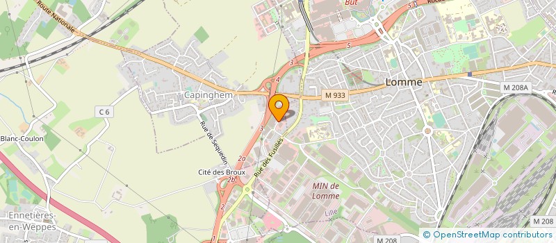 localisation de l'entreprise LA COMPAGNIE DU ZINC à LILLE