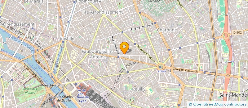 localisation de l'entreprise LA COMPAGNIE DUMAS à PARIS