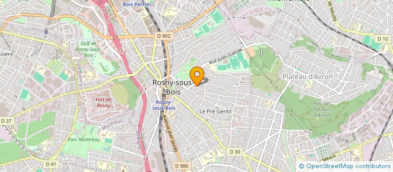 localisation de l'entreprise LA COMPAGNIE ECAILLES à ROSNY-SOUS-BOIS