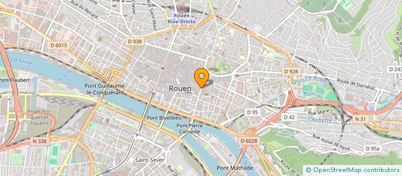 localisation de l'entreprise LA COMPAGNIE ECLATS DE VOIX (CEDV) à ROUEN