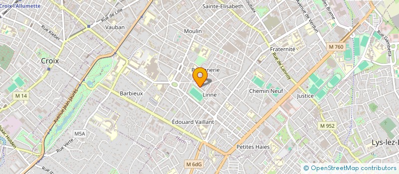 localisation de l'entreprise LA COMPAGNIE EN ACTE  ROUBAIX