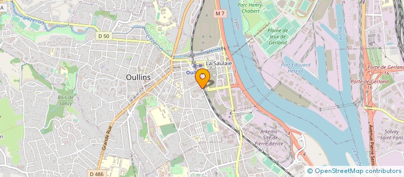 localisation de l'entreprise LA COMPAGNIE EXCALIBUR RHONE à OULLINS-PIERRE-BENITE
