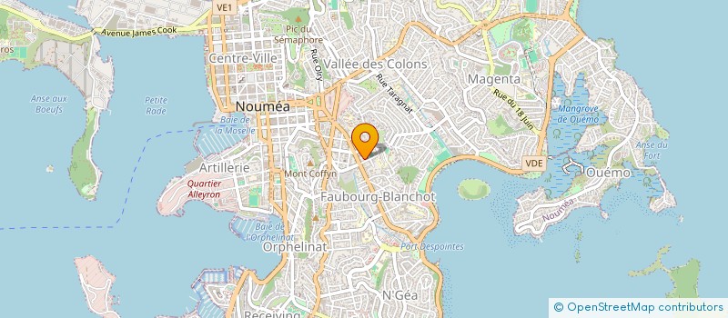 localisation de l'entreprise LA COMPAGNIE EXIL à NOUMEA