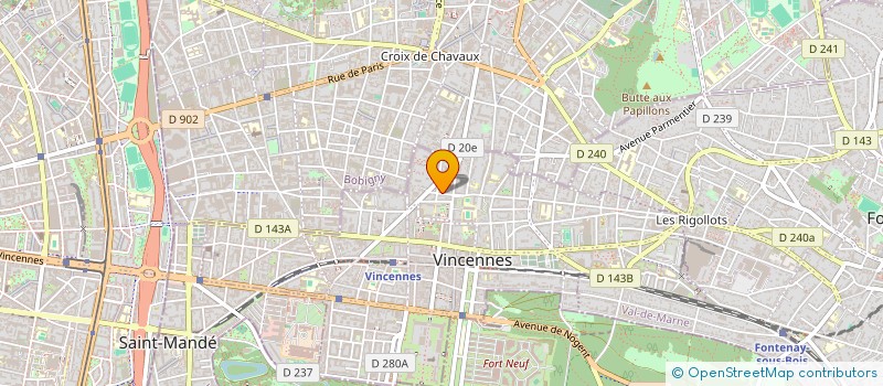 localisation de l'entreprise LA COMPAGNIE FAIRE-PLAIT à VINCENNES