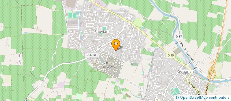 localisation de l'entreprise LA COMPAGNIE FAMILIALE CHARRE  SAUVIAN