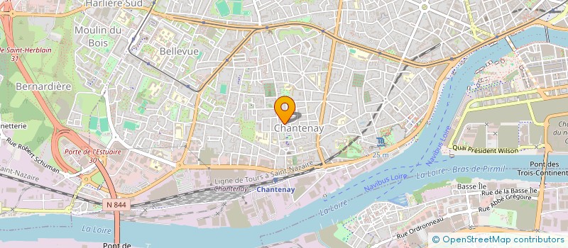 localisation de l'entreprise LA COMPAGNIE FLEUR DE SCENE à NANTES