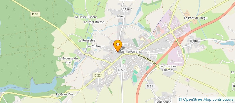 localisation de l'entreprise LA COMPAGNIE FOLLA  PLELAN-LE-GRAND