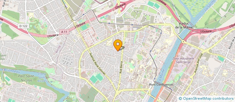 localisation de l'entreprise LA COMPAGNIE FRANCHE DU KHATOVAR à ANGERS