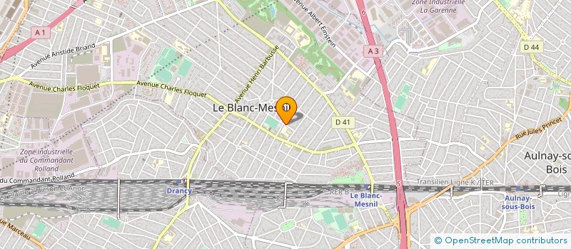localisation de l'entreprise LA COMPAGNIE FREQUENCE 234 à LE BLANC-MESNIL