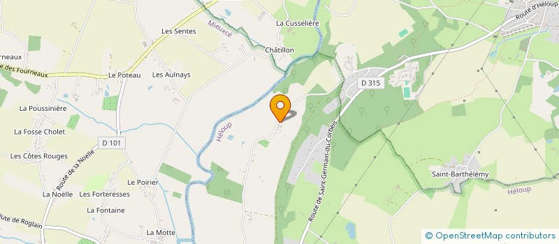localisation de l'entreprise LA COMPAGNIE GRAIN DE SEL à HELOUP