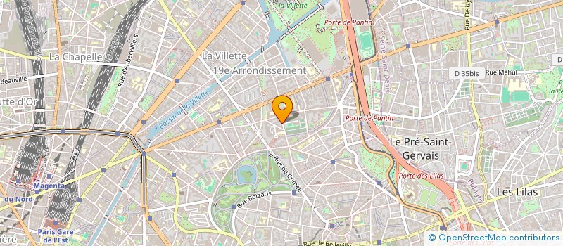 localisation de l'entreprise LA COMPAGNIE H.A.M.E.  PARIS