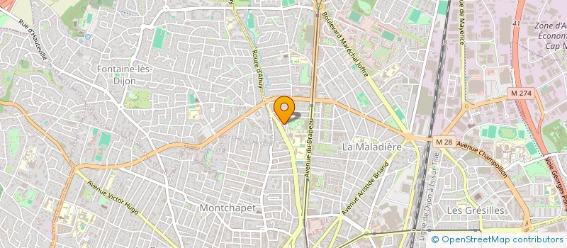 localisation de l'entreprise LA COMPAGNIE HUMS  DIJON