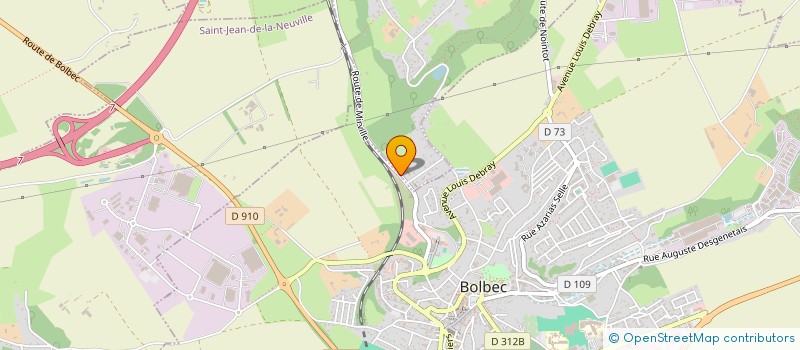 localisation de l'entreprise LA COMPAGNIE IMAGINARIA  BOLBEC