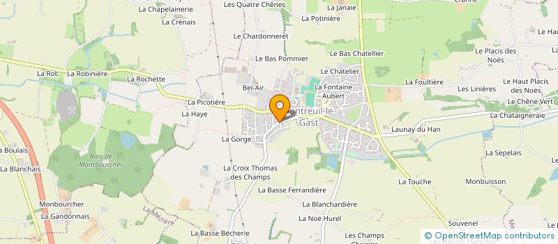 localisation de l'entreprise LA COMPAGNIE INFERNALE  MONTREUIL-LE-GAST