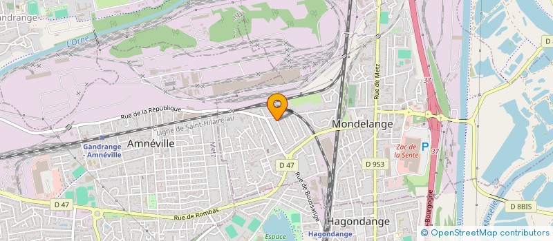 localisation de l'entreprise LA COMPAGNIE INTRA ARDOREM  HAGONDANGE