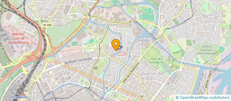 localisation de l'entreprise LA COMPAGNIE IPSO FACTO à STRASBOURG