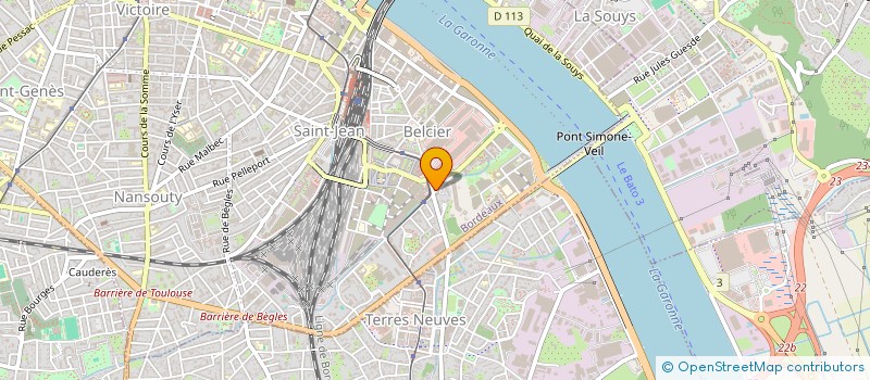 localisation de l'entreprise LA COMPAGNIE JEM  BORDEAUX