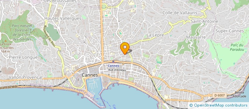 localisation de l'entreprise LA COMPAGNIE JUNIOR à CANNES