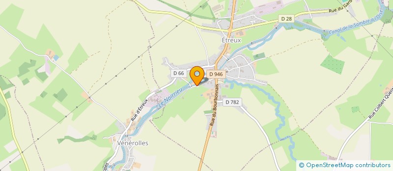 localisation de l'entreprise LA COMPAGNIE L ARCHER DU GARD  ETREUX