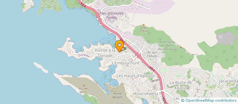 localisation de l'entreprise LA COMPAGNIE L'EAU SALEE à DUMBEA