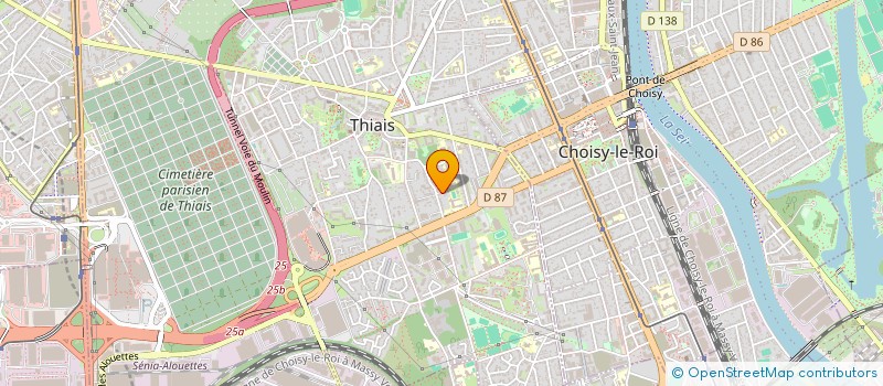 localisation de l'entreprise LA COMPAGNIE LA BOITE DU SOUFFLEUR  THIAIS