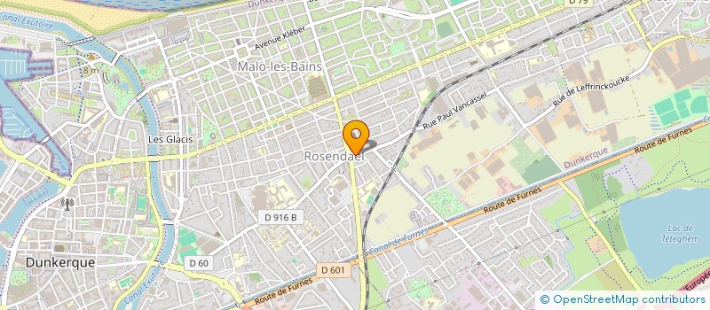 localisation de l'entreprise LA COMPAGNIE LA DILETTANTE à DUNKERQUE