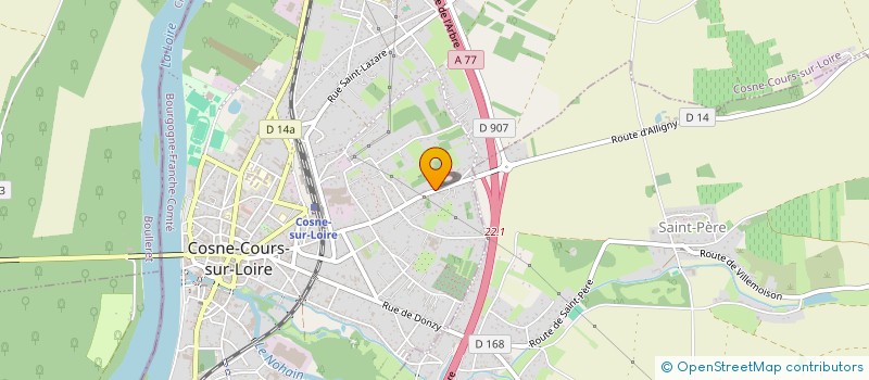 localisation de l'entreprise LA COMPAGNIE LA LOUVE à COSNE-COURS-SUR-LOIRE