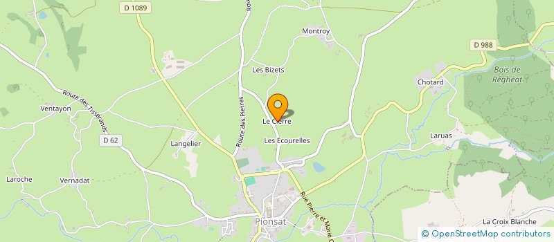 localisation de l'entreprise LA COMPAGNIE LE COIN DU FOURNEAU  PIONSAT