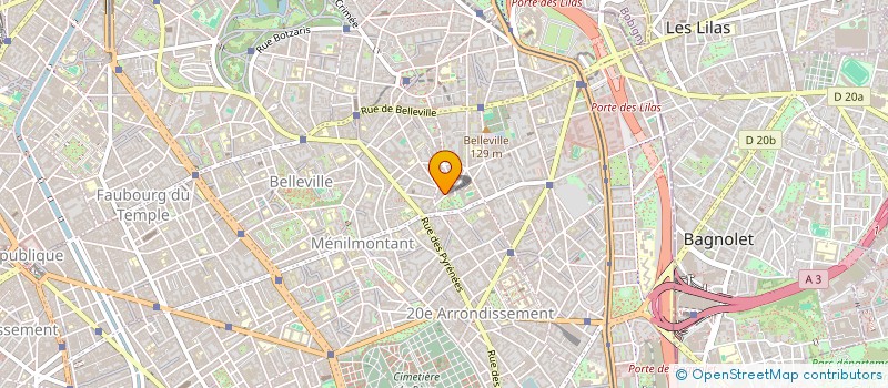 localisation de l'entreprise LA COMPAGNIE LE DILETTANTE  PARIS