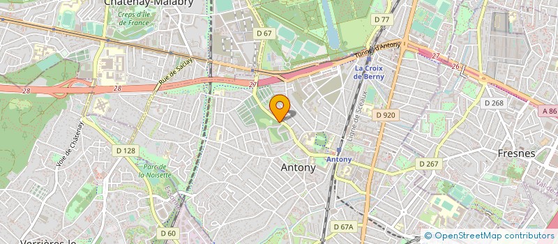 localisation de l'entreprise LA COMPAGNIE LE FEU FOLLET à ANTONY