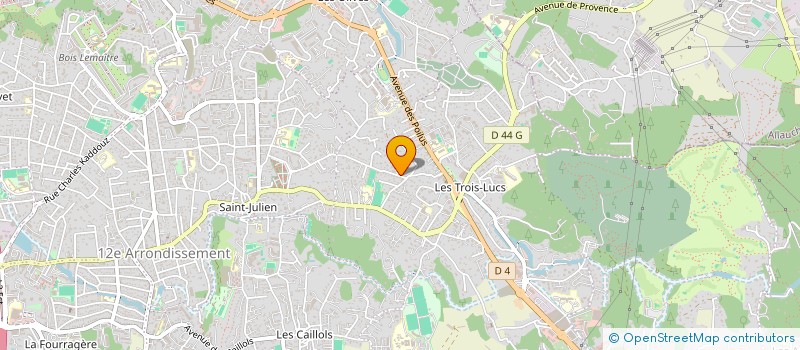 localisation de l'entreprise LA COMPAGNIE LE VENT TOURNE  MARSEILLE