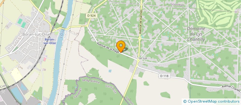 localisation de l'entreprise LA COMPAGNIE LES AILES DE CLARENCE  LAMORLAYE