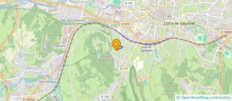 localisation de l'entreprise LA COMPAGNIE LES ARTSISMIQUES à LONS-LE-SAUNIER