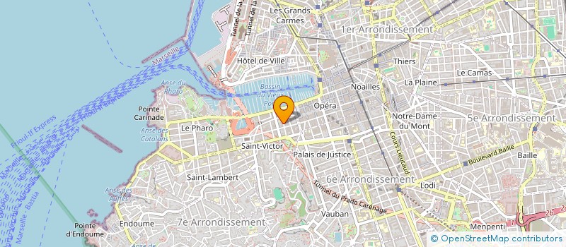 localisation de l'entreprise LA COMPAGNIE LES FACTEURS D IMAGES à MARSEILLE