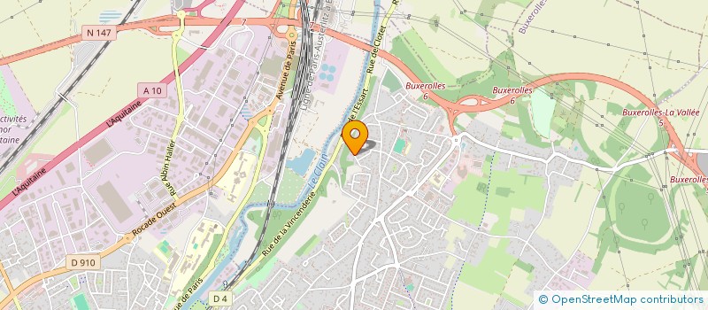 localisation de l'entreprise LA COMPAGNIE LES INSOLITES  BUXEROLLES