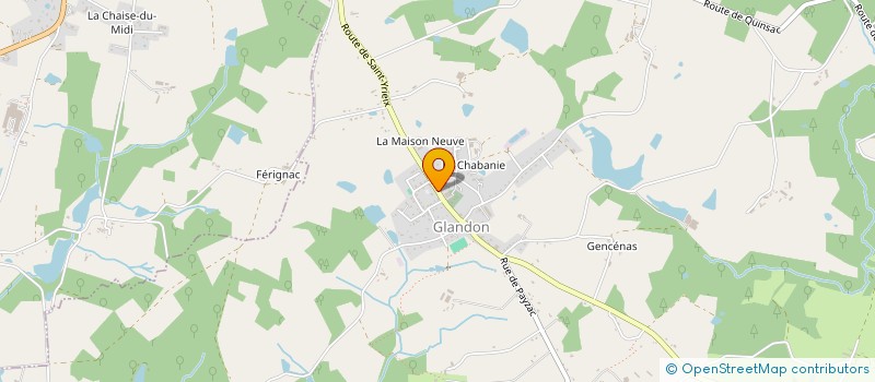 localisation de l'entreprise LA COMPAGNIE LES PETITS RIENS à GLANDON