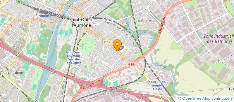 localisation de l'entreprise LA COMPAGNIE LES STREUHBLES à SAINT-OUEN-L'AUMONE