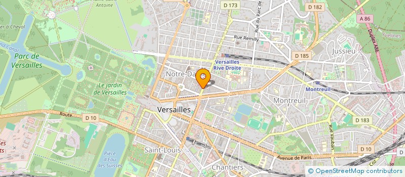 localisation de l'entreprise LA COMPAGNIE LES TURBULENTES à VERSAILLES