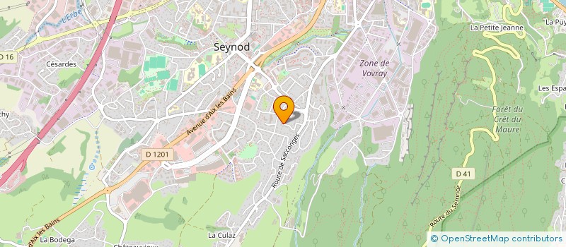 localisation de l'entreprise LA COMPAGNIE LES YEUX GRAND OUVERTS à ANNECY