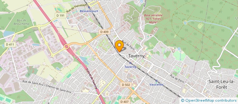 localisation de l'entreprise LA COMPAGNIE LILLOISE 2CJB  TAVERNY