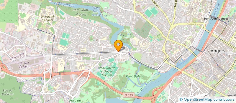 localisation de l'entreprise LA COMPAGNIE LOVER DOSE à ANGERS
