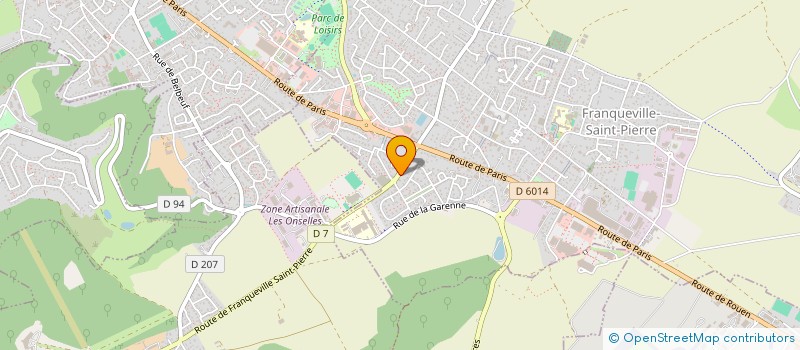 localisation de l'entreprise LA COMPAGNIE LUDENS  FRANQUEVILLE-SAINT-PIERRE