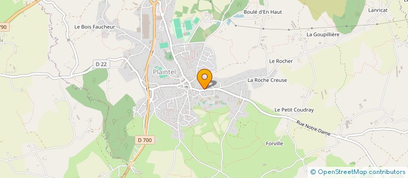 localisation de l'entreprise LA COMPAGNIE LYRIQUE D'ARMOR  PLAINTEL