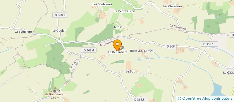 localisation de l'entreprise LA COMPAGNIE M à ARGENVILLIERS