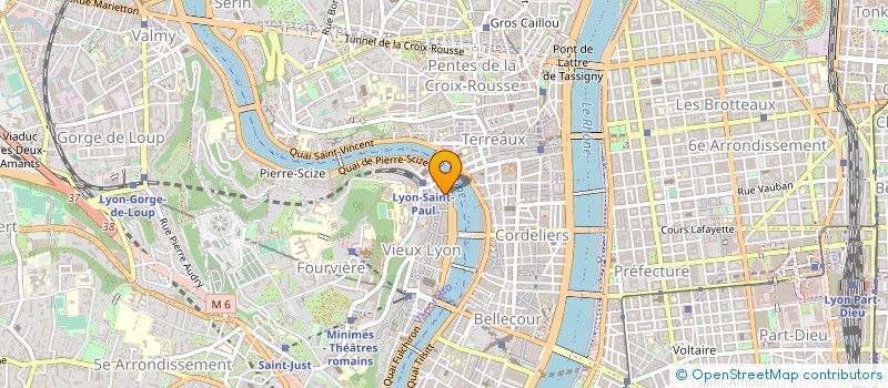 localisation de l'entreprise LA COMPAGNIE M.A. à LYON