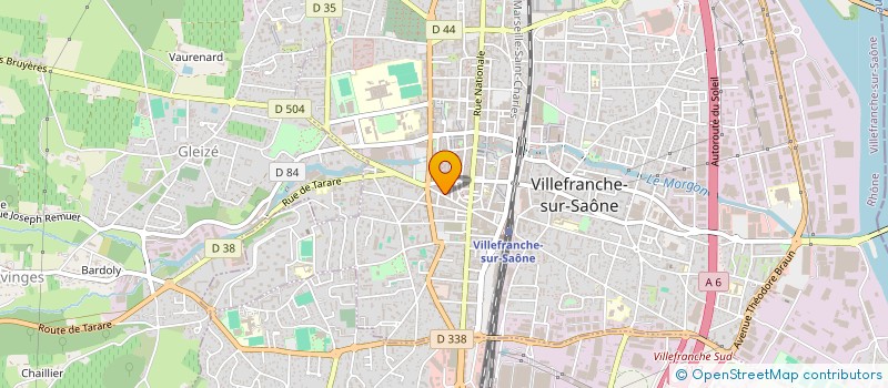 localisation de l'entreprise LA COMPAGNIE MACHE-LAITUE  VILLEFRANCHE-SUR-SAONE