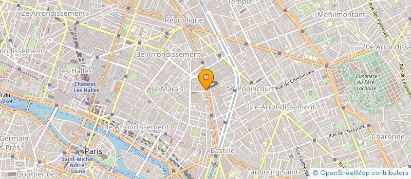 localisation de l'entreprise LA COMPAGNIE MARBREE  PARIS